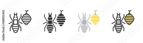 Ant Icon Pack In Multiple Styles