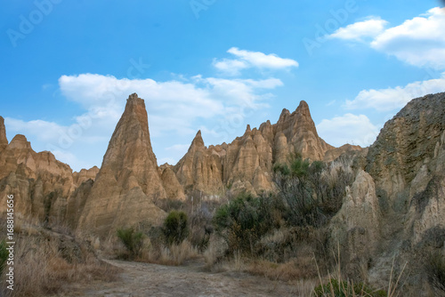 Wawi Wawi geological formations in Mito, Junín — a natural landscape of clay giants in the Peruvian Andes.