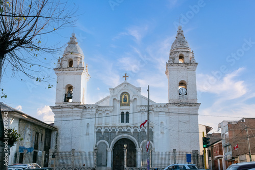 Santa Fe Mother Church in Jauja, Junín — Architectural heritage of Peru.