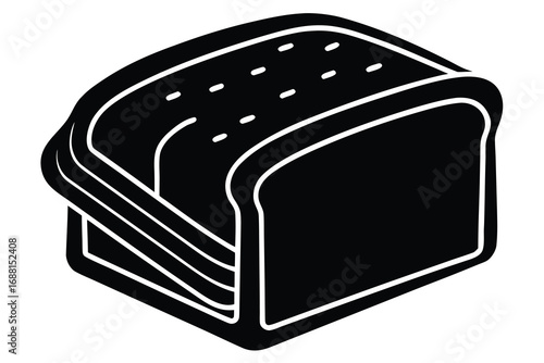 toast bread vector art