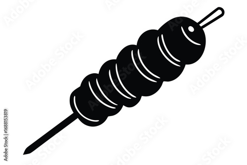 kebab skewer vector art