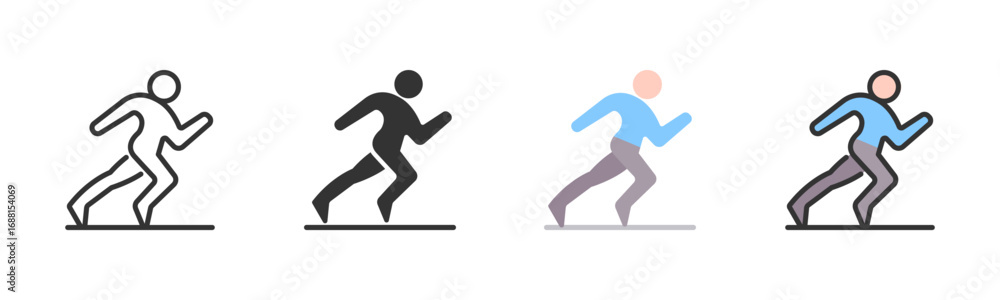 Obraz premium Physical Therapy Icon Pack In Multiple Styles