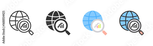 Search Engine Optimization Icon Pack In Multiple Styles