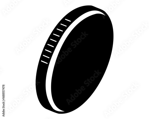 Stylized rugby ball illustration depicting a classic game icon design element