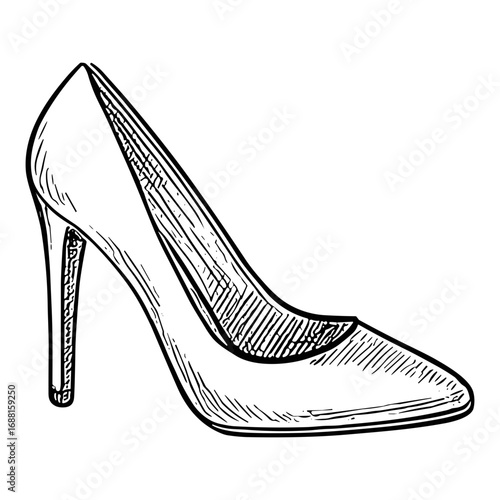 High Heeled Pump