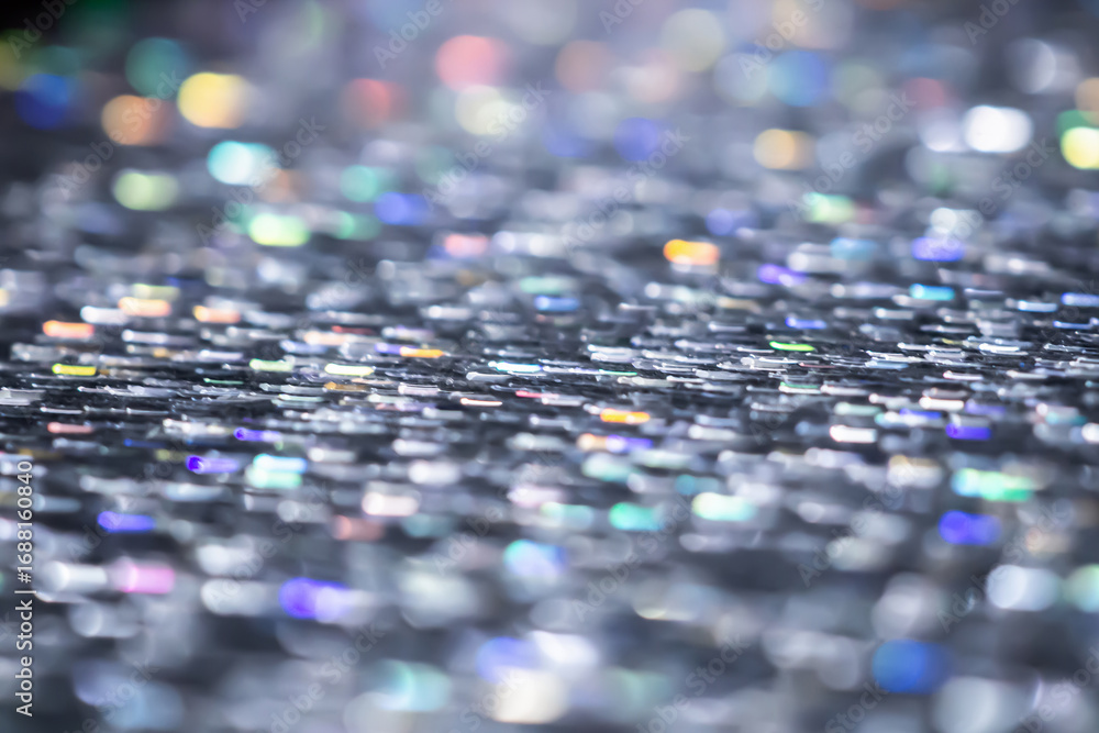 Obraz premium Shiny blurred luxury glitter texture with bokeh background
