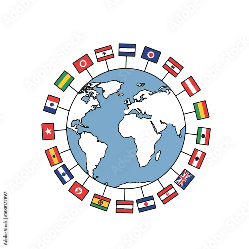 global communication concept