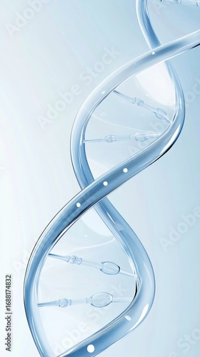 Illustration of DNA Bioscience and Healthcare Concepts