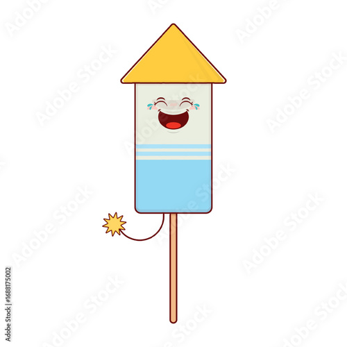 firework laughing face cartoon cute