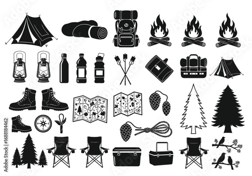 Camping Icons Ultimate Guide to Outdoor Gear & Adventure Essentials