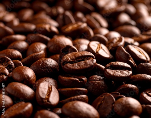 Wallpaper Mural Close-up of roasted coffee beans Torontodigital.ca