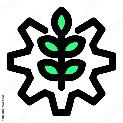 Agronomy Outline Color Green Icon