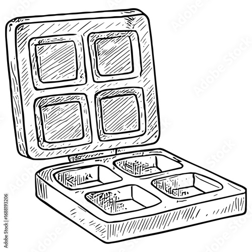 Square Ice Cube Tray