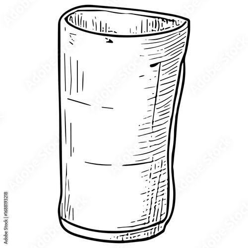 Tall Drinking Glass