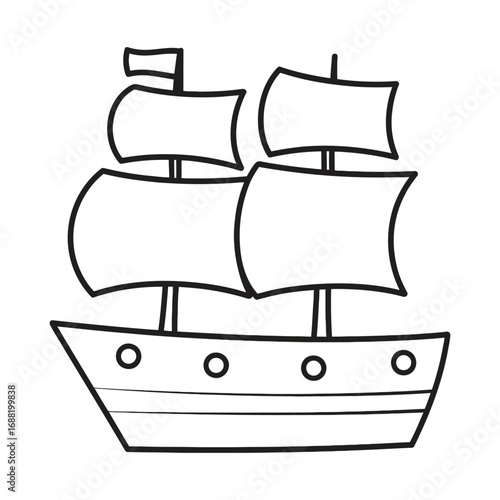 Sailboat sailing on open water, evoking adventure, freedom, and the spirit of exploration