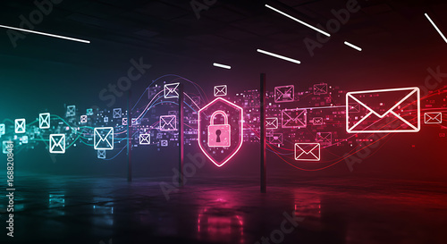 Cyber Security: Digital Shield Protecting Email Network