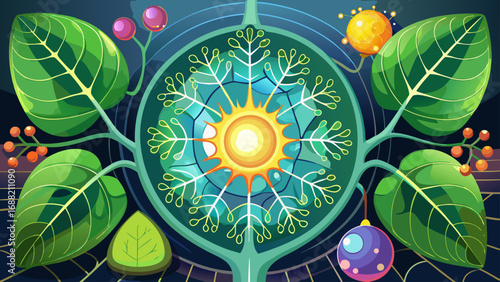 photosynthesis--as-visible-light-veins-