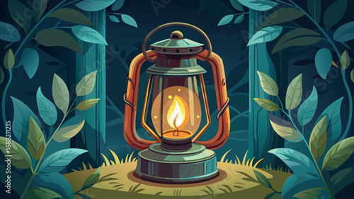 vintage-lantern-with-a-single-candle-inside--
