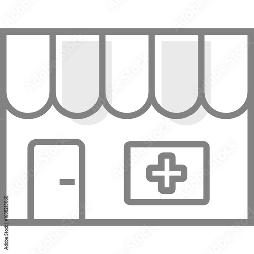 Pharmacy Storefront Icon