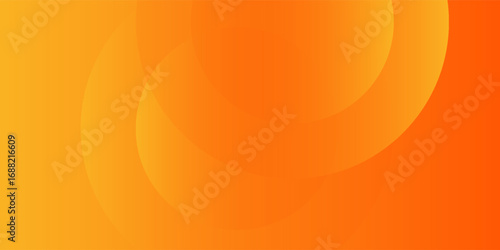 Minimal geometric background. Orange elements with fluid gradient. Dynamic shapes composition. Eps10 vector