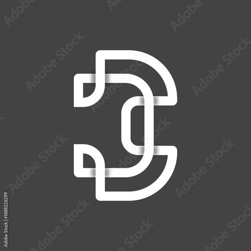 A unique and very impressive logo featuring the Letter D modern