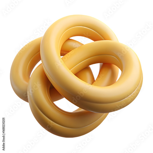 Freshly baked round bagels stacked together ready to enjoy delicious breakfast treat