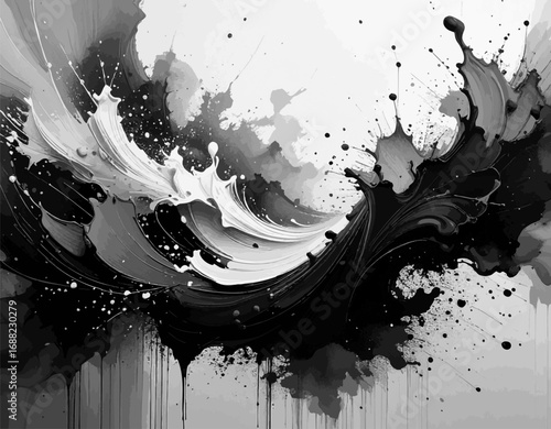 Monochrome Splash 02