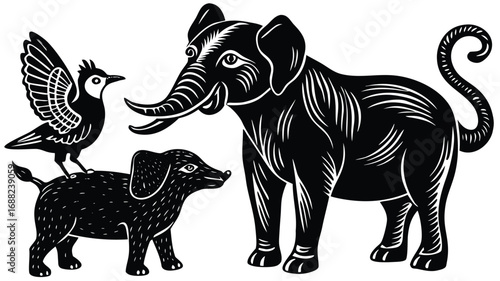 black and white zebra