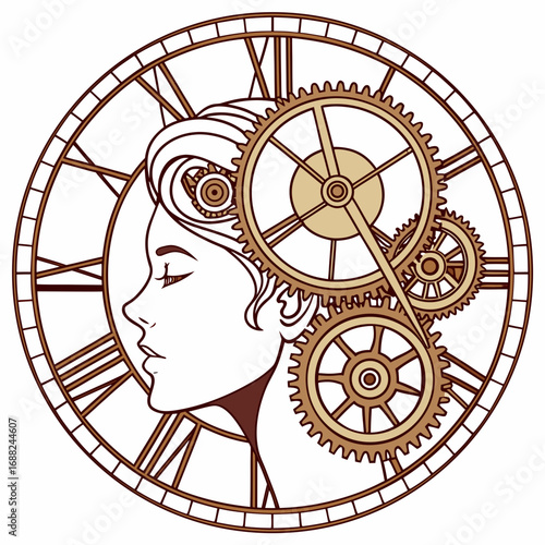 old fashioned clock
