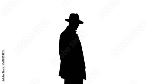 silhouette of a MEN