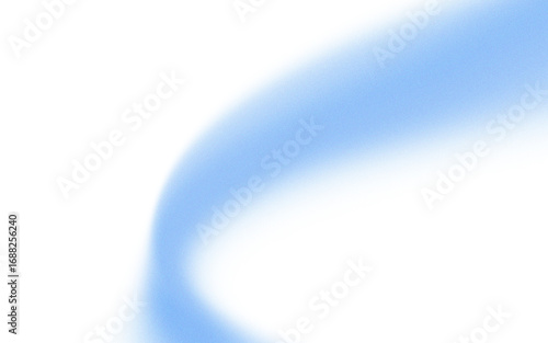 Light blue, curved, flowing shape against a black background.  Soft, ethereal, and abstract