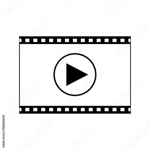 再生ボタン付きフィルムアイコン