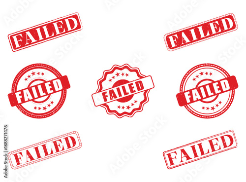 Collection of Failed Rubber Stamps and Seals