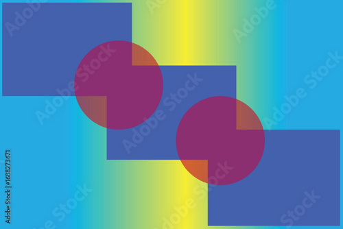 This is a minimalist abstract illustration featuring a smooth, undulating, wavy form that spans the width of the frame. The form is rendered with a vibrant gradient from a purplish-pink to a reddish-o
