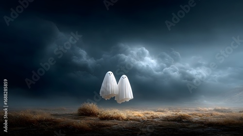 fantasy landscape with clouds