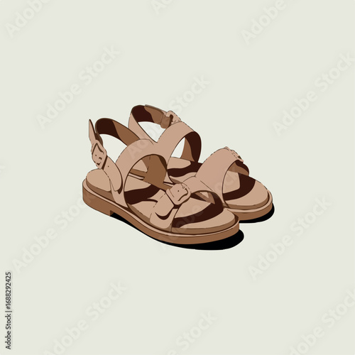 shoe, shoes, fashion, leather, pair, footwear, clothing, sandal, pink, brown, sandals, summer, slipper, accessory, object, style, two, nobody, booties, slippers