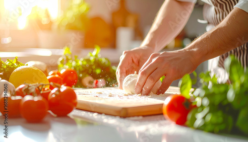 kneading chef