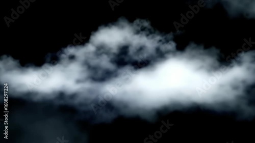 Ethereal Clouds Atmospheric Fog and Smoky Abstract Background