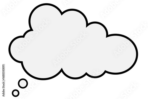thinking bubble cloud