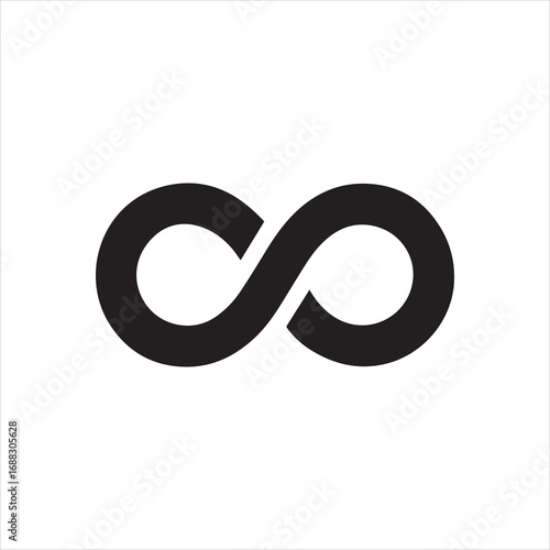 infinity icon vector illustration
