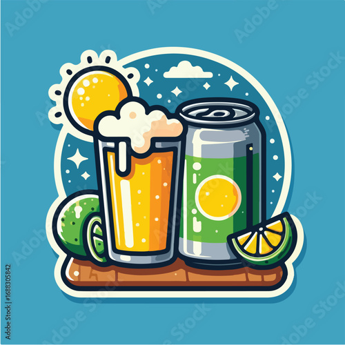 beer sticker icon