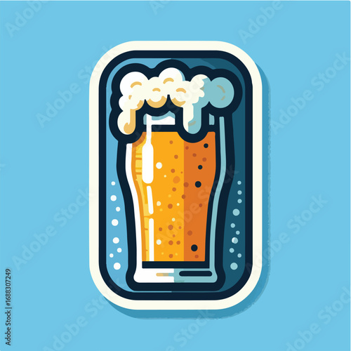 beer sticker icon