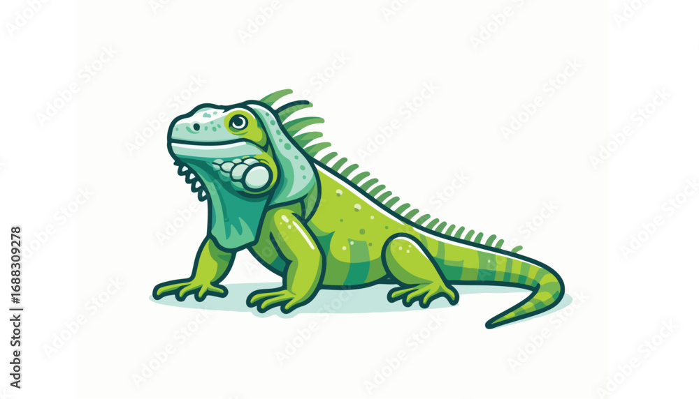 Obraz premium iguana lizard illustration
