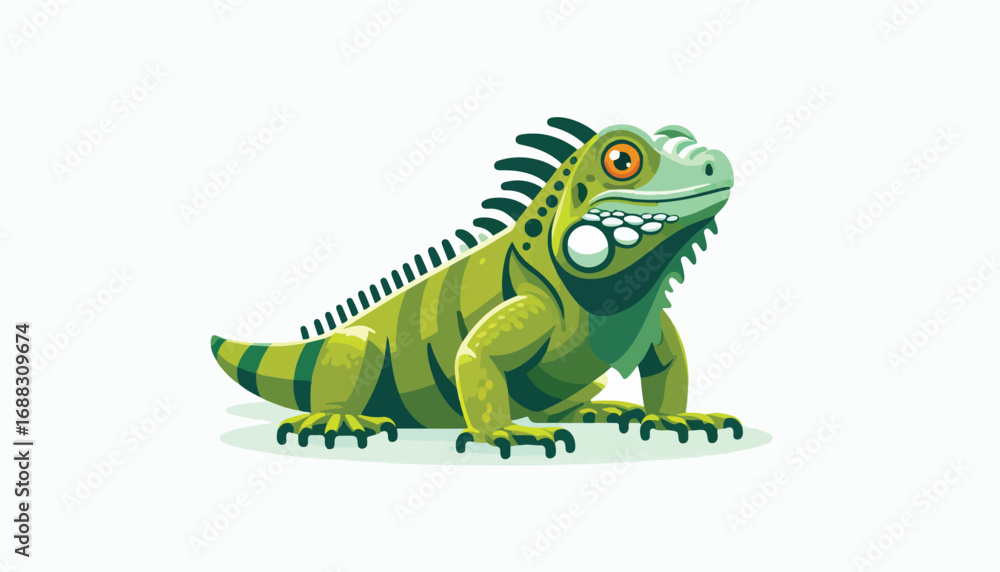Obraz premium iguana lizard illustration