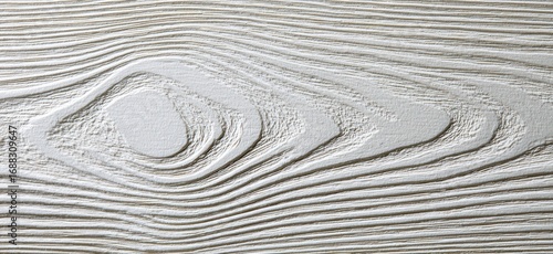 Close-up view of a light gray wood grain texture.  The wood grain lines are prominent, with subtle variations in tone and relief.  Visible wood knots create a subtle, textured pattern