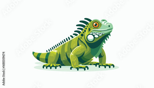 iguana lizard illustration