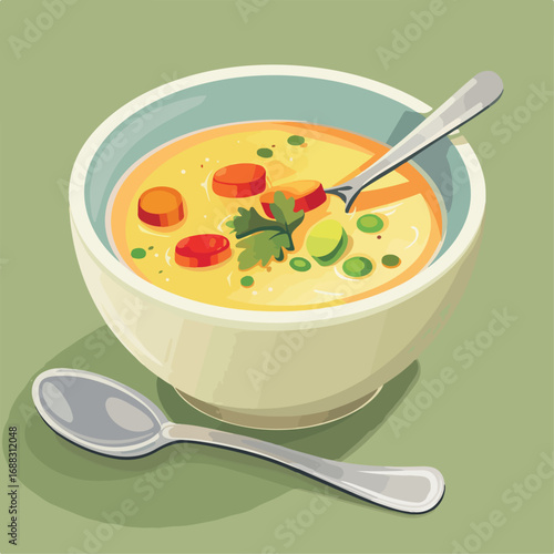 soup, food, tomato, red, vegetable, bowl, dinner, vegetarian, dish, meal, healthy, sauce, borsch, fresh, white, lunch, plate, tomatoes, green, borscht, cuisine, delicious, gourmet, garlic, ketchup