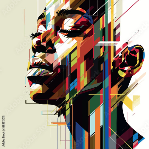woman, vector, illustration, beauty, face, fashion, hair, art, people, lady, design, lips, color, love, glamour, eye, head