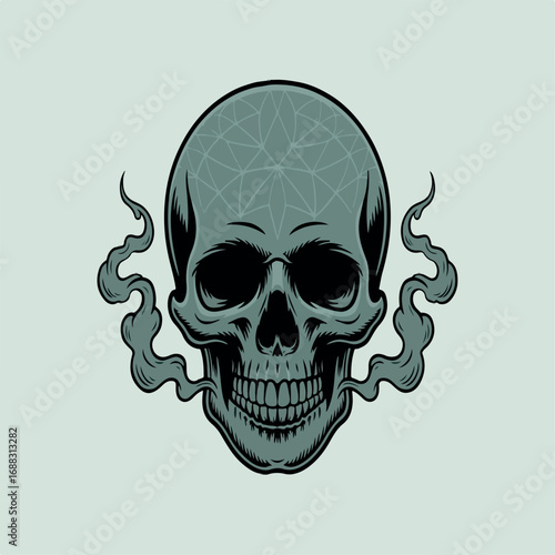 illustration, skull, art, design, halloween, anatomy, graphic, human, vector, head, death, bone, grunge, vintage, drawing, symbol, monochrome, people, retro, horror, gothic, dead, pattern, background,