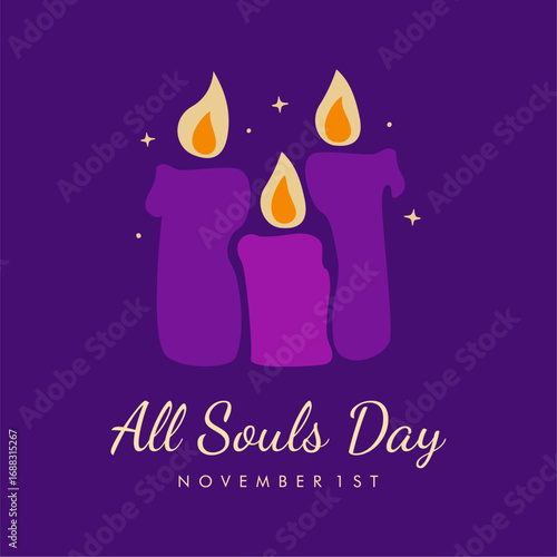 vector all souls day background template